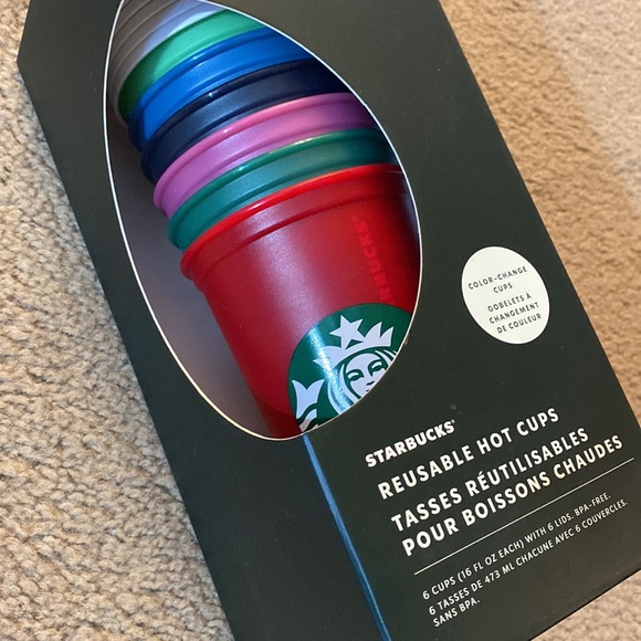 Starbucks Dining Starbucks 22 Holiday Reusable Color Changing Hot